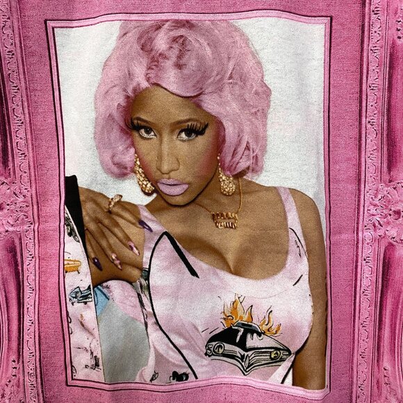 Nicki Minaj Pink Portrait Pink Friday: Roman Reloaded Album T-Shirt Small - Picture 4 of 5